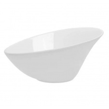 Салатник для конфет, орехов фарфоровый гладкий 16,5 см Tudor TU0002