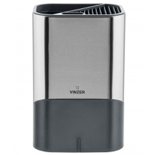 Підставка-органайзер для кухонного приладдя 15*11,7*22,7 см Vinzer Graphite 50340
