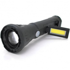 Фонарик ручной аккумуляторный 3 режима Zoom Voltronic JLP-2182A