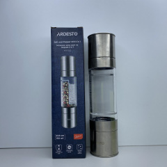 Мельница для соли и перца 2в1 акрил/нержавеющая сталь Ardesto Gemini AR2102SS Херсон