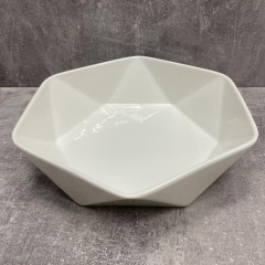Салатник фарфоровый "Ромб" 28*25*7 см Bona Di 988-283 White Запорожье