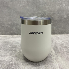Термокухоль з нержавіючої сталі 350 мл Ardesto Compact Mug AR2635MMW White Одеса