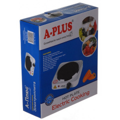 Плита електрична біла A-Plus 2102 (1 конфорка, диск) Ужгород