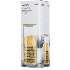 Банка для зберігання Ardesto Fresh Квадратна 1300 мл (AR1313BLS) Дніпро