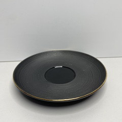 Блюдце порцелянове 14,2 см LOS`K Imperium Negro L0630-T8601464 Косів