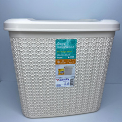 Корзина для порошку 10 л 28,5*21*26,5 см Uscan Plastik M-086 Бежевий Ворожба
