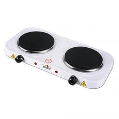 Плита електрична настільна біла Stenson 0014ME (2 конфорки, диск) Виноградів