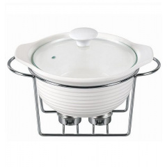 Марміт Kamille Food Warmer керамічна каструля 2,4л d 28 см з підігрівом KM-6401. Київ