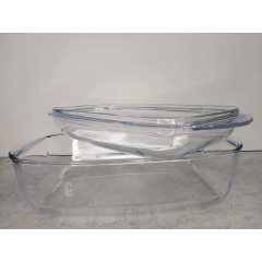 Гусятница 6,5 л прямоугольная с крышкой Pyrex 466A000 Вишневое