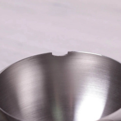 Сахарница Kamille 460 мл из нержавеющей стали с ложечкой и стеклянной крышкой КМ-7002 Херсон