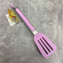 Щипцы кухонные силиконовые A-Plus 1959 с каркасом из нержавеющей стали 25,5см розовые Краматорск