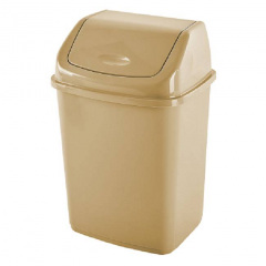 Ведро для мусора с крышкой 5 л кремовое Алеана 122061 Днепр