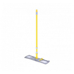 Швабра 43 х 10 см микрофибра телескоп рукоятка 86-131 см Eco Fabric EF-4025-M Новомосковск
