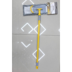 Швабра 43 х 10 см микрофибра телескоп рукоятка 86-131 см Eco Fabric EF-4025-M Новомосковск
