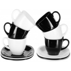 Набор чайный Luminarc Carine Black/White 220 мл 12 предметов 2371D LUM Луцк