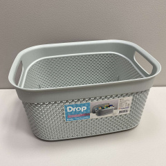 Кошик з кришкою 33х24х16,5 см 9 л Ucsan Plastik М-1164 сірий Ужгород