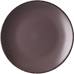 Тарілка десертна 26 см керамічна Ardesto Lucca Grey Brown AR2926GMC Стрий