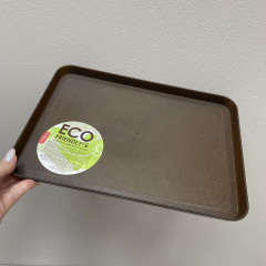 Піднос для кави 30х21х2 см Eco Wood Алеана W169098 коричневий Братське
