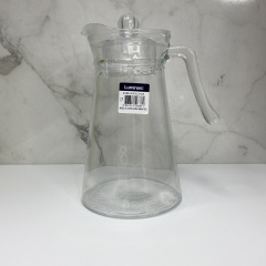 Глек скляний з пластиковою кришкою1,3 л Luminarc Kone N1102 Одеса