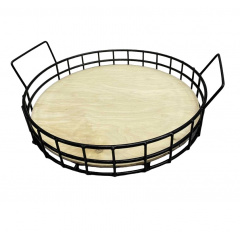 Таця DECOR ART 35*35*6 см Чорний 65984576/1001 Ужгород