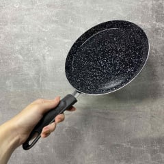 Сковорода для млинців алюмінієва з мармуровим покриттям 22 см A-Plus 1510 Київ