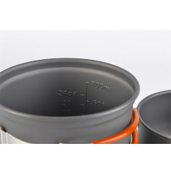 Набір туристичного посуду A-PLUS Cooking Set DS-101/6017 Вишневе