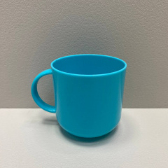 Чашка пластикова 8,3х8,5 см Полимербыт ПБ-154 блакитний Житомир