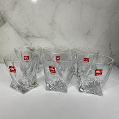 Набір склянок Quadro 6 шт 340 мл Yujing Glassware 2772/3701 Тернопіль