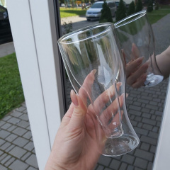 Бокал для пива, кваса, сока 350 мл с двойными стенками Bottle S&T 201-24 Чернигов