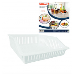Лоток з ручкою в холодильник Irak plastik 29 x 26 х 8.5 см 4,85 л ВА-680 Білий Васильків
