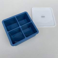Форма силіконова для льоду 12,6х12,6х5,9 см Lessner Sky Blue 10312 Харків