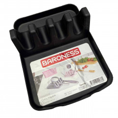 Підставка для кухонних аксесуарів 18х13,5 см Baroness 10036 чорний Ізюм