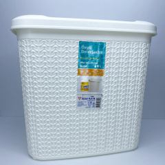 Корзина для порошка 10 л 28,5*21*26,5 см Uscan Plastik M-086 белая Полтава