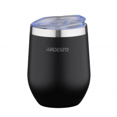 Термокружка из нержавеющей стали 350 мл Ardesto Compact Mug AR2635MMB Black Львов