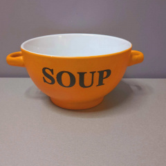Набір бульйонниць-піал з ручками 650 мл 6 шт кераміка SOUP SNT 20338 Київ