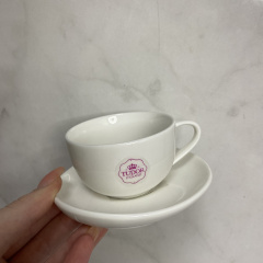 Чашка для кофе с блюдцем Tudor England Royal White 90 мл TU9999-2 Чернигов