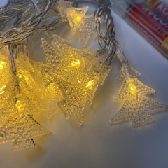 Гірлянда світлодіодна "Ялинка" 4 м 20 LED на батарейках 2АА Stenson M48230 Кропивницький