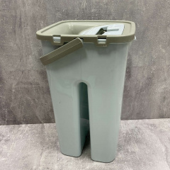 Швабра із відром 8 л Zambak Plastik блакитна ZB-304 Васильків