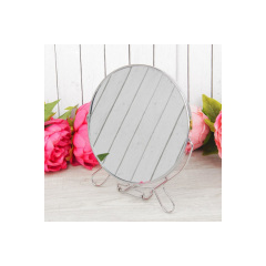 Двостороннє косметичне дзеркало для макіяжу на підставці Саме То Two-Side Mirror 16 см (418-6) Львів