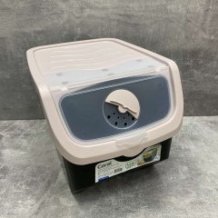 Контейнер для овочів пластиковий 12 л 23,5*32,5*23,5 см Hobby Life 02 1506 чорний з рожевим Василівка
