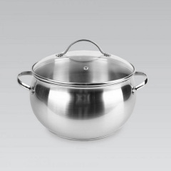 Кастрюля нержавеющая Maestro MR-3516-24 240 мм 6 л Хром Харків