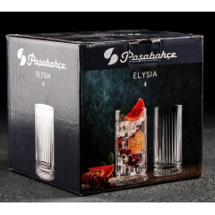 Набір склянок Pasabahce Elysia 450 мл 4 шт 520015 Київ