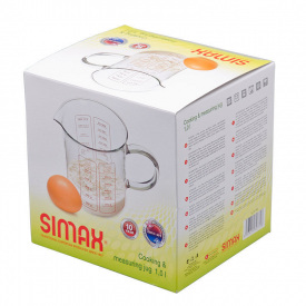 Мерная кружка SIMAX Color 1 л с с рассеивателем пламени s3843 / s6151