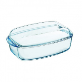 Гусятница из жаропрочного стекла 3.0+1.5 л 33х19 см прямоугольная Pyrex Essentials 465A000