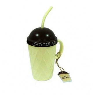 Чашка з кришкою та трубочкою 