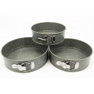 Набір форм для випічки для торта (d-18см, d-20см, d-22см) 3 шт A-PLUS 0034