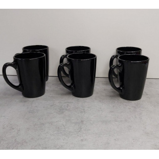 Набір кухлів 320 мл New morning Black 6 шт Luminarc Q0156