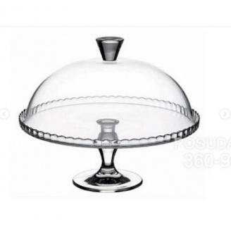 Тортівниця на ніжці d-32 см з кришкою Pasabahce Patisserie 95200-1 PAS