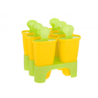 Форма для морозива з підставкою Альона жовта 168030