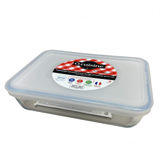 Форма прямоугольная для выпекания с крышкой 0,8 л 19,5х14,5х5 см O Cuisine 241CF01